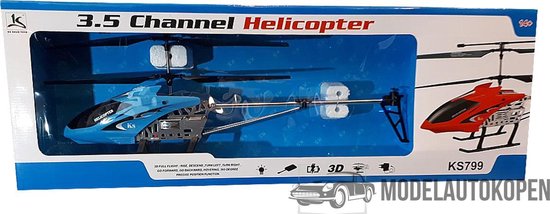 Loodgieter accessoires Communistisch 3.5 Channel Helicopter KS799 (RC/Radiografisch Bestuurbaar) 60 cm Ke Shuo  Toys -... | bol.com