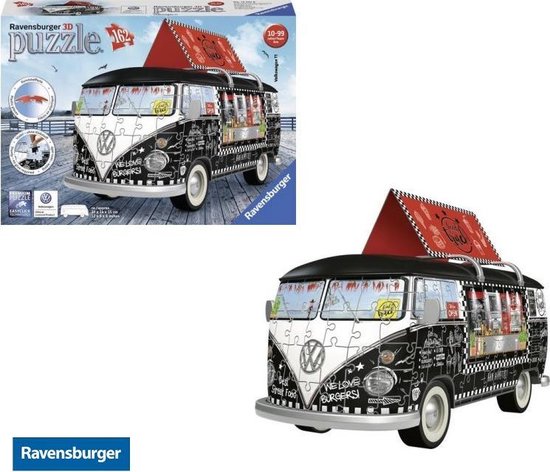 Ravensburger Puzzle - 3D Puzzle - Volkswagen T1 - Food Truck, 162