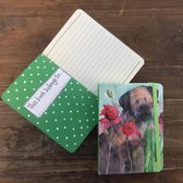 Alex Clark Small Chunky Notebook Border Terrier ~ Softcover Notitieboek Hond Border Terrier