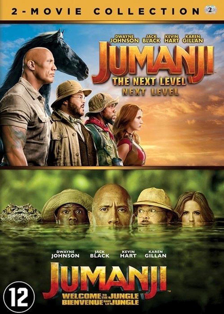 Jumanji : The Next Level + Jumanji : Welcome To The Jungle (DVD), Niet  gekend | DVD | bol
