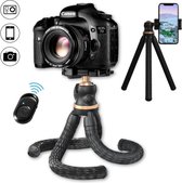 LURK® 3 in 1 flexibele tripod camera statief XL PRO - Gold excellence camerastatief voor smartphone en (actie)camera's