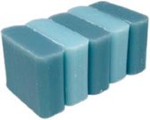 Soap bar set - handzeep savon de marseille Marine/Fleur de lotus 5x30 gr. schoencadeautjes