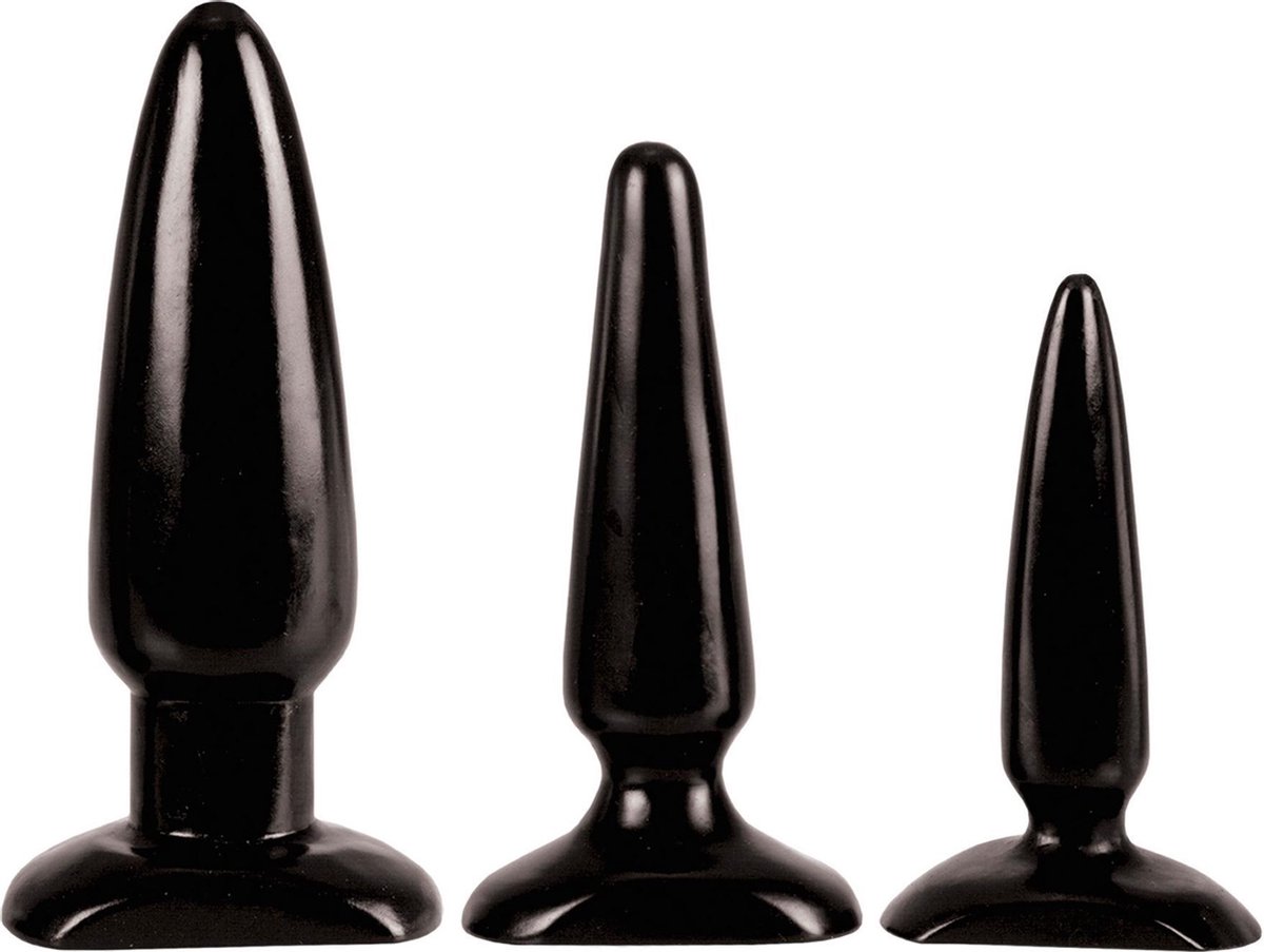 Goedkoopste Colt Anaal Trainer Kit Buttplug - Zwart