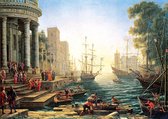 Claude Lorrain - Seaport with the Embarkation of Saint Ursula (3000 stukjes, kunst puzzel)
