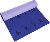 Yoga mat - Yoga Mat Anti Slip - Fitness Mat - Sport Mat - Pilates Mat - Workout Mat - Inclusief Draagriem - Materiaal TPE - Formaat 183*61*0,6cm - Kleur Paars