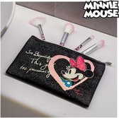 Makeup Borstel Set - Brush Set Minnie Mouse 5 Pcs Black