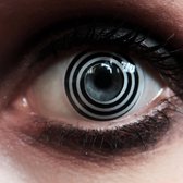 MesmerEyez Halloween ooglenzen Psycho 1 jaar Zwart/Wit