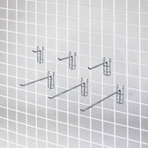 L20cm Display Haken Voor Raster Paneel (Φ5mm) - 10 stuks