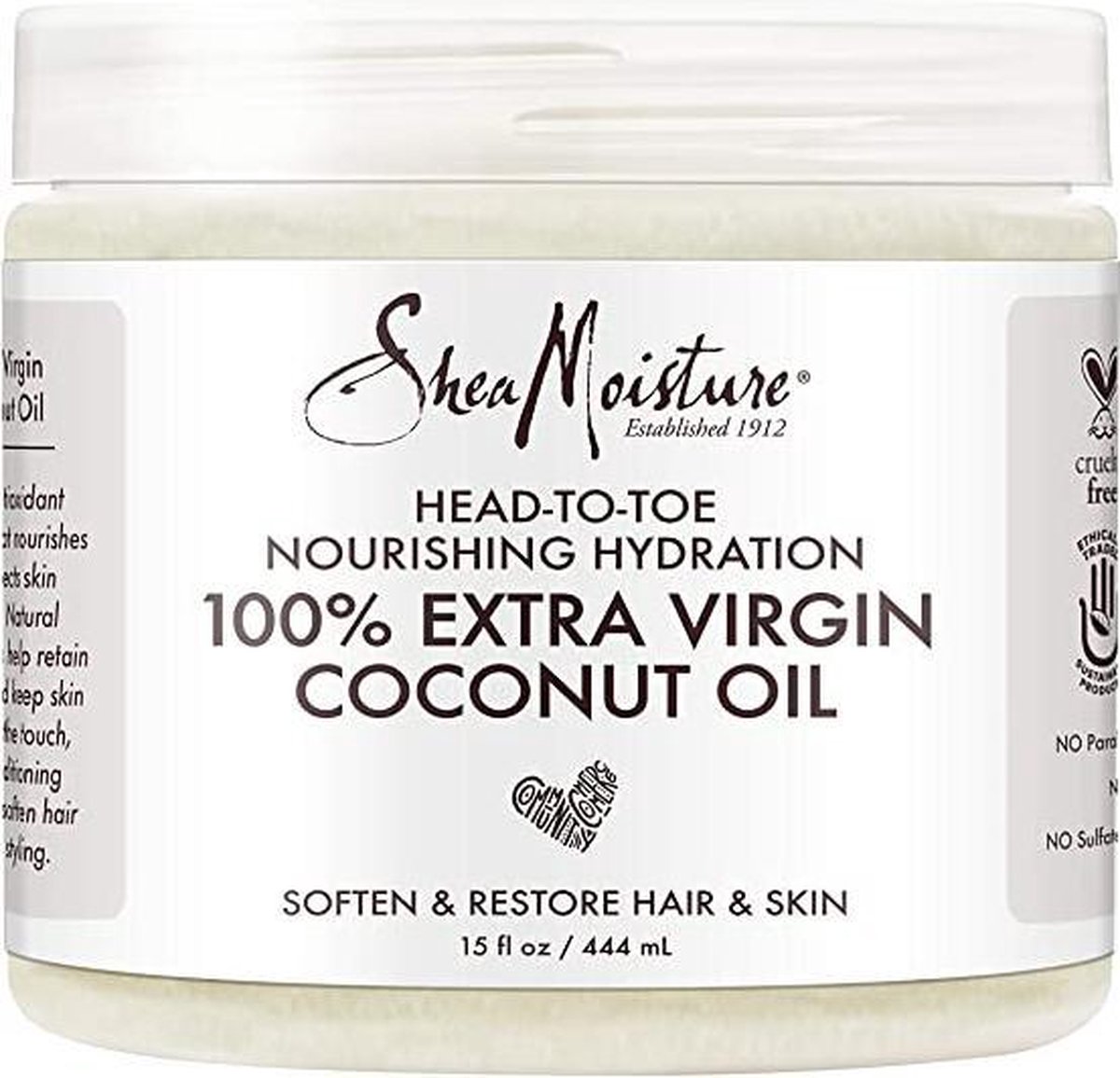 Shea Moisture 100% Extra Virgin Coconut Oil 411 g