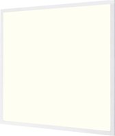 LED Paneel - Aigi Clena - Dimbaar - 60x60 - Natuurlijk Wit 4000K - 40W Inbouw Vierkant - Inclusief Stekker - Mat Wit - Flikkervrij - BES LED