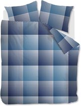 Beddinghouse Graham Dekbedovertrek - Flanel - Tweepersoons - 200x200/220 cm - Blue