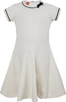 La V sweatstof jurk Amy   Cream 116