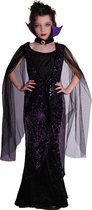 Verkleedkleding - Halloween Vampieren kleedje Violet 7/9 jaar