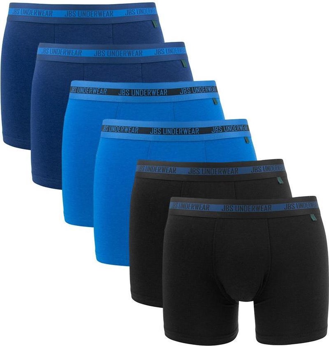 JBS - 6-pack bamboe boxershorts blauw - maat M