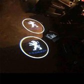 Auto Logo Projector Peugeot - Draadloos - 2 stuks