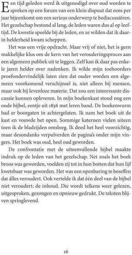 Oud worden zonder het te zijn
