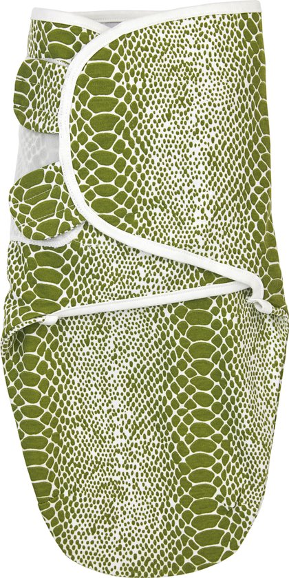 Meyco Baby Snake swaddlemeyco inbakerdoek - avocado - 4-6 maanden