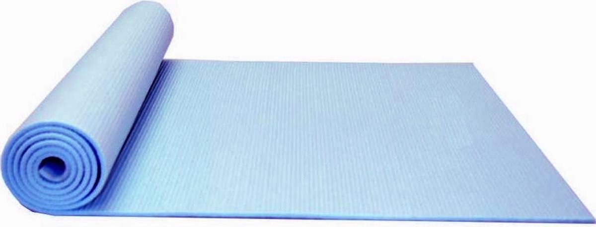 Dobeno Yoga Mat - Stretch - Blauw - met Opbergkoord - Dobeno