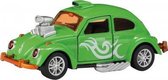 Hot Rod Kever Beetle Metal (Groen) Toys 13 cm - Modelauto - Schaalmodel - Model auto