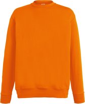 Fruit Of The Loom Heren Lichtgewicht Set-In Sweatshirt (Oranje)
