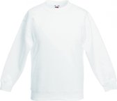Fruit Of The Loom Kinder Unisex Premium 70/30 Sweatshirt (Wit)