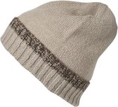 Myrtle Beach - Unisex Traditionele Beanie (Beige/Bruin)