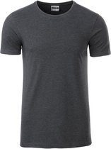 James and Nicholson - Heren Standaard T-Shirt (Grijs)