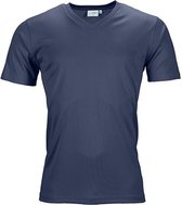 Fusible Systems - Heren Actief James and Nicholson T-Shirt met V-Hals (Navy)