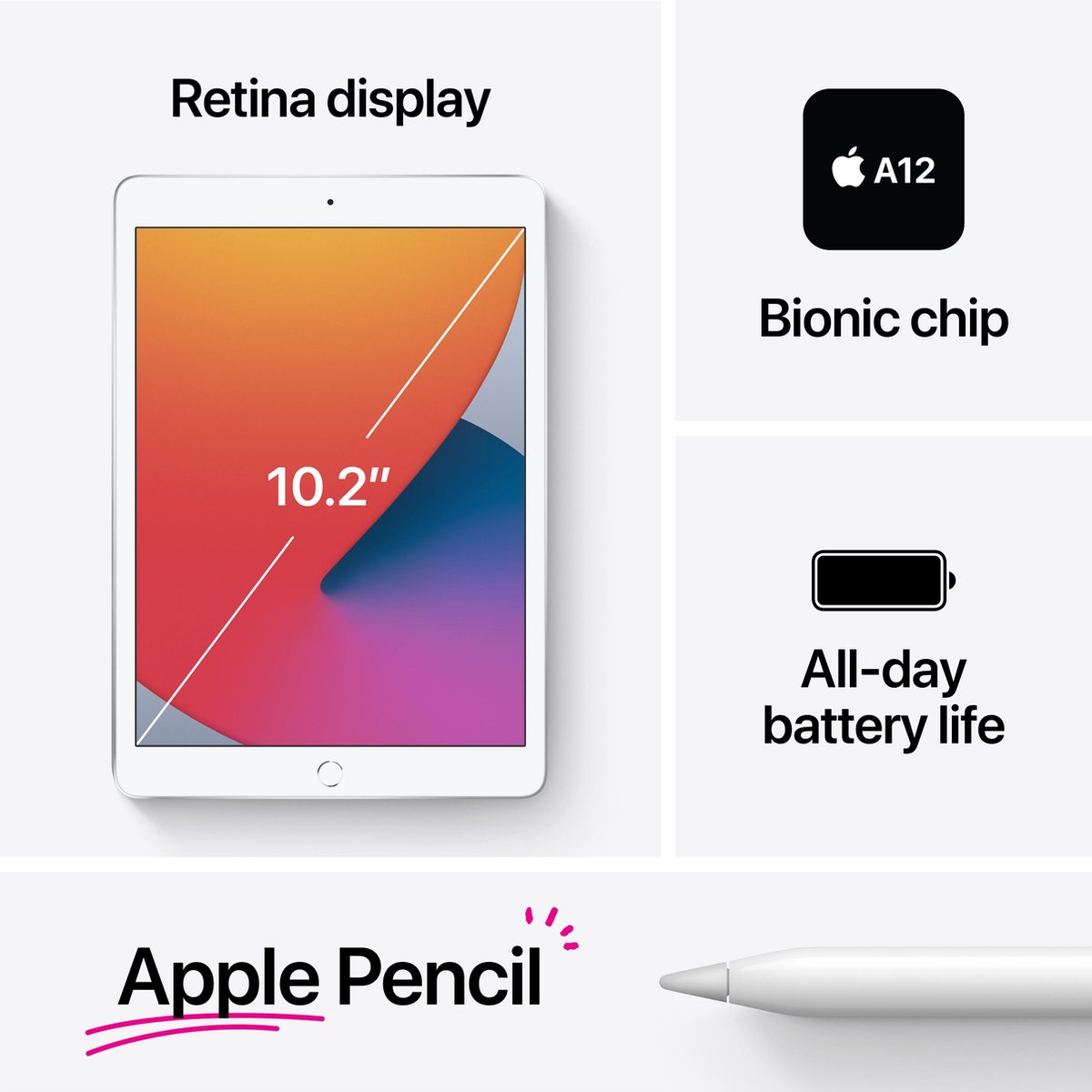 Apple iPad (2020) - 10.2 inch - WiFi - 32GB - Goud – foto 7