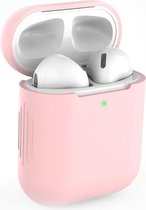 Airpods 1/2 Siliconen Bescherm Hoesje Roze