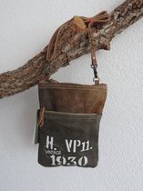 Schouder/crossbody tas (leer)