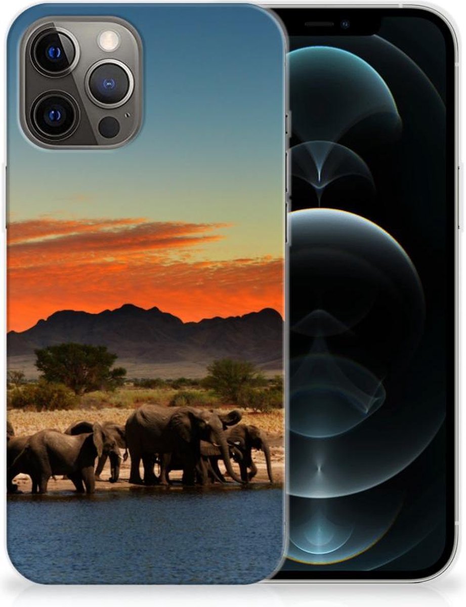 iPhone 12 Pro Max TPU Hoesje Olifanten