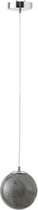 J-Line Hanglamp Dany Rond Glas Grijs