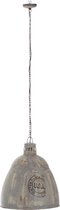J-Line Hanglamp Usa E27 Metaal Grijs