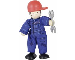 Poppenhuispoppetje jongen - Monteur - Budkins
