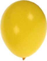 Helium ballonnen Geel 100 stuks