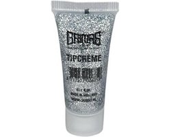 Zilverkleurige Grimas glitter schmink - Schmink