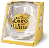 Waterglas - Wijnglas - Love