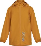 Minymo - Softshell jas voor kinderen - Golden Orange - maat 128cm