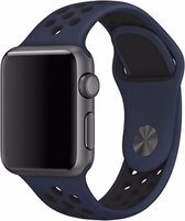 watchbands-shop.nl bandje - bandje geschikt voor Apple Watch Series 1/2/3/4 (42&44mm) - Blauw - M/L