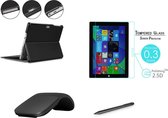 DrPhone PRO N5 - Surface Set - 4 in 1 - Surface PRO X Schermglas + 4096 Actieve pen + Opklapbare Muis + Smart Cover - Zwart