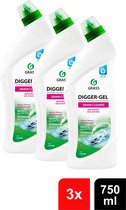 Grass Digger Gel - Ontstopper - 3 x 750ml - Voordeelverpakking