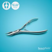 BeautyTools Professionele Nagelknipper -  Hoektang voor Ingegroeide Nagelhoeken - Pedicure / Manicure tang - Recht Snijvlak 15 mm - INOX (NN-1819)