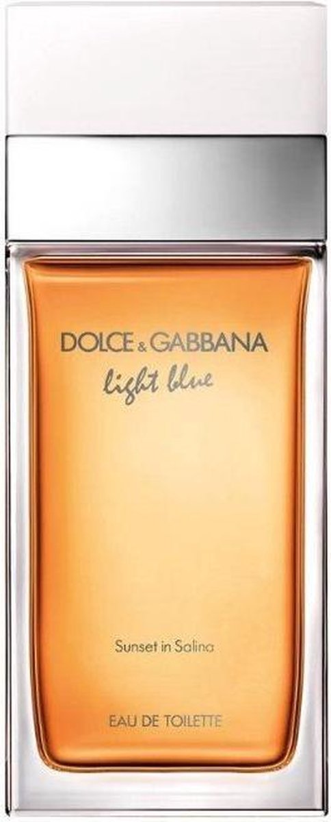 Dolce &amp; Gabbana Light Blue Sunset in Salina Eau de Toilette 100ml spray voor dames met doosje met zonsondergang.