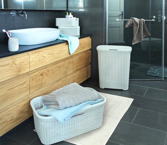 Curver Style Wasmand - 45L - Vintage wit