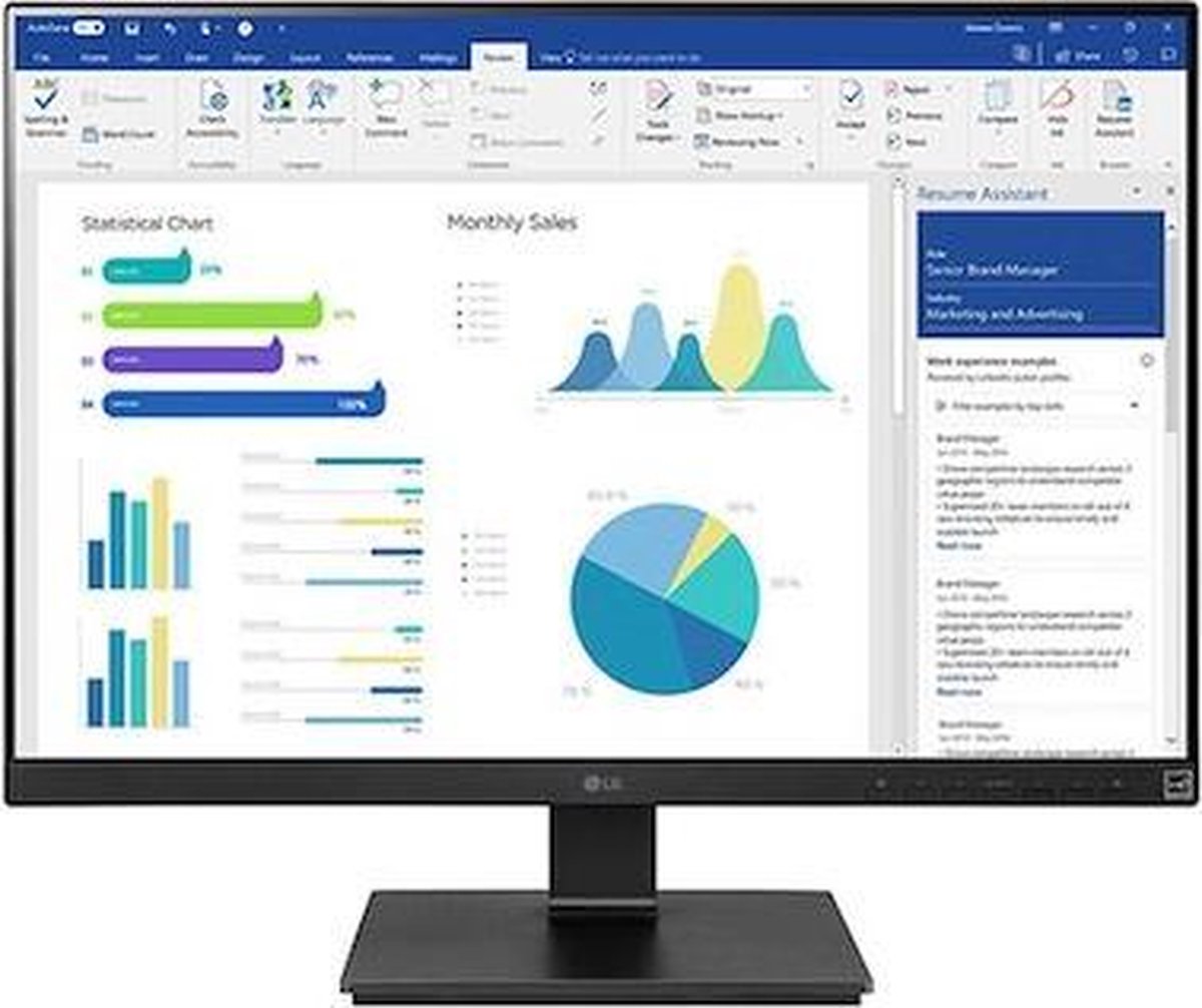 LG 25BL55WY-B computer monitor 63,5 cm (25") 1920 x 1200 Pixels Full HD Zwart