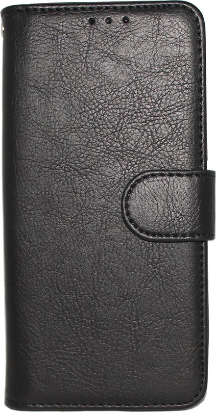 Apple iPhone 12 & iPhone 12 Pro Case Zwart - Étui portefeuille de haute qualité et protecteur d'écran complet