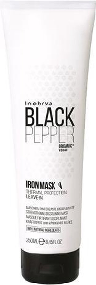 Inebrya - Black Pepper Iron Hair Regenerating Mask 250Ml