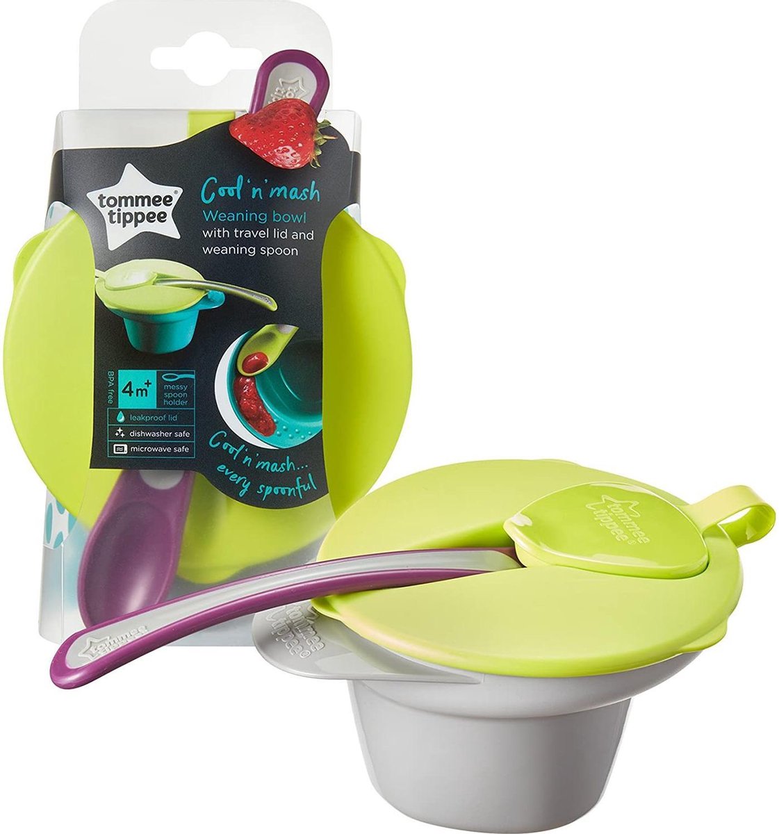 Tommee Tippee Explora Cool N Mash Weaning Bowl - 4m+