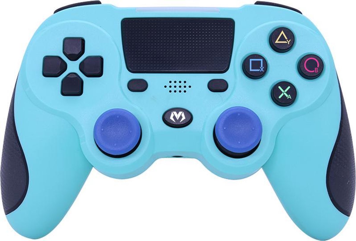 MOJO® Draadloze Controller Wireless Gamepad Geschikt voor PS4 - Blueberry - MOJO